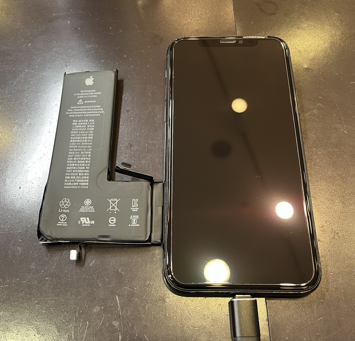 iPhone11Proバッテリー交換修理【石巻市】