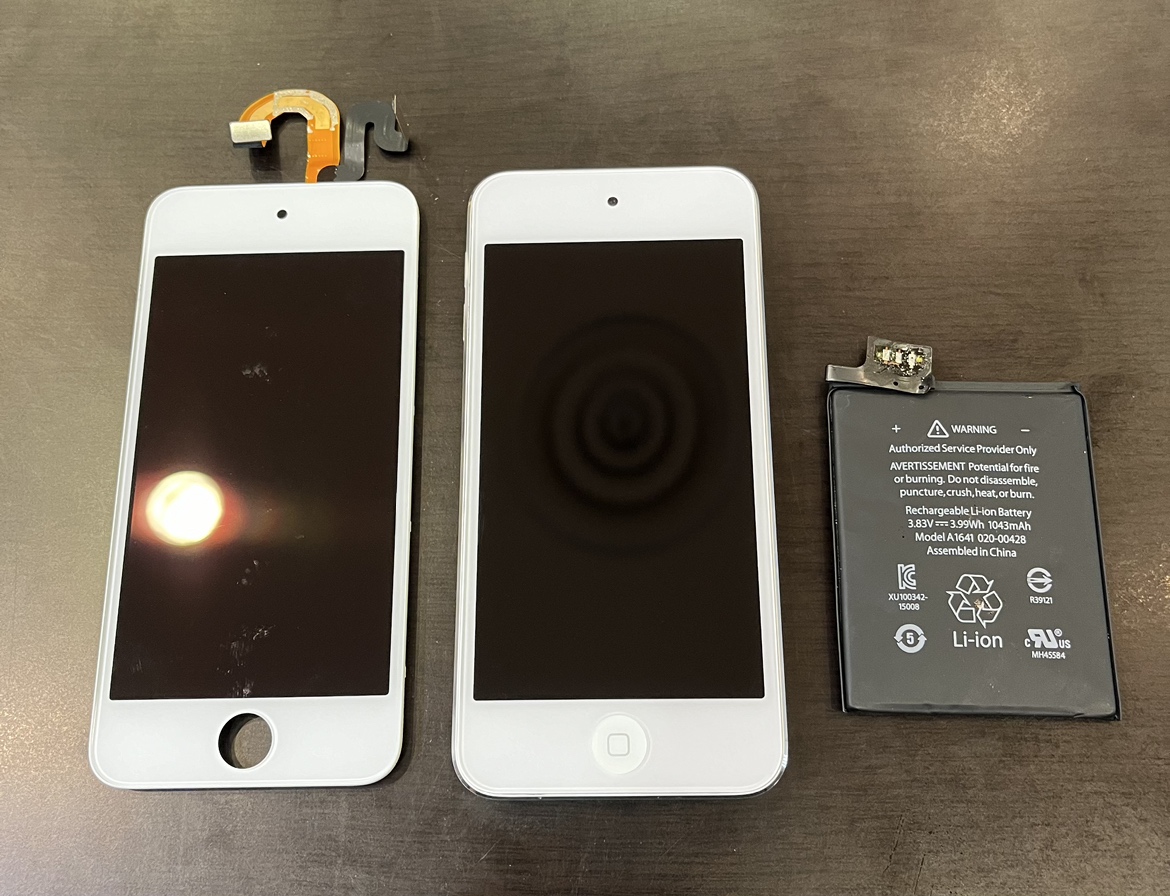 iPodtouch第7世代　バッテリー交換修理　画面交換修理【東松島市】