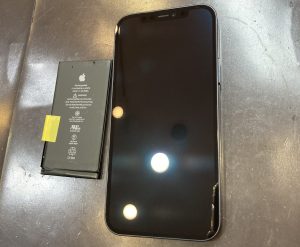 iPhone12　バッテリー交換