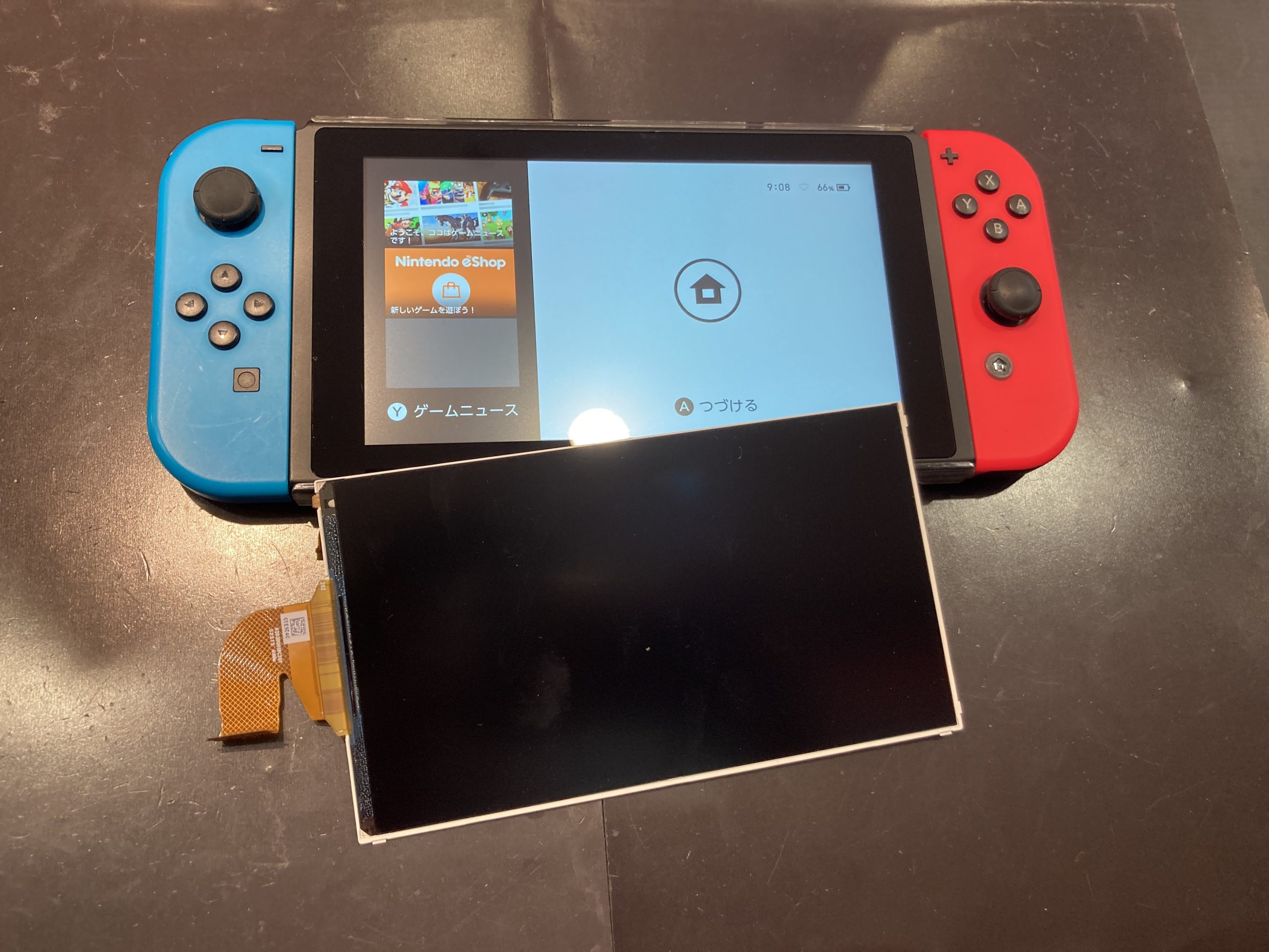 Switch 液晶交換【東松島市】