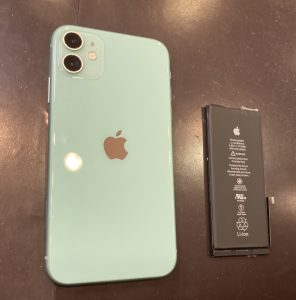 iPhone11 バッテリー交換