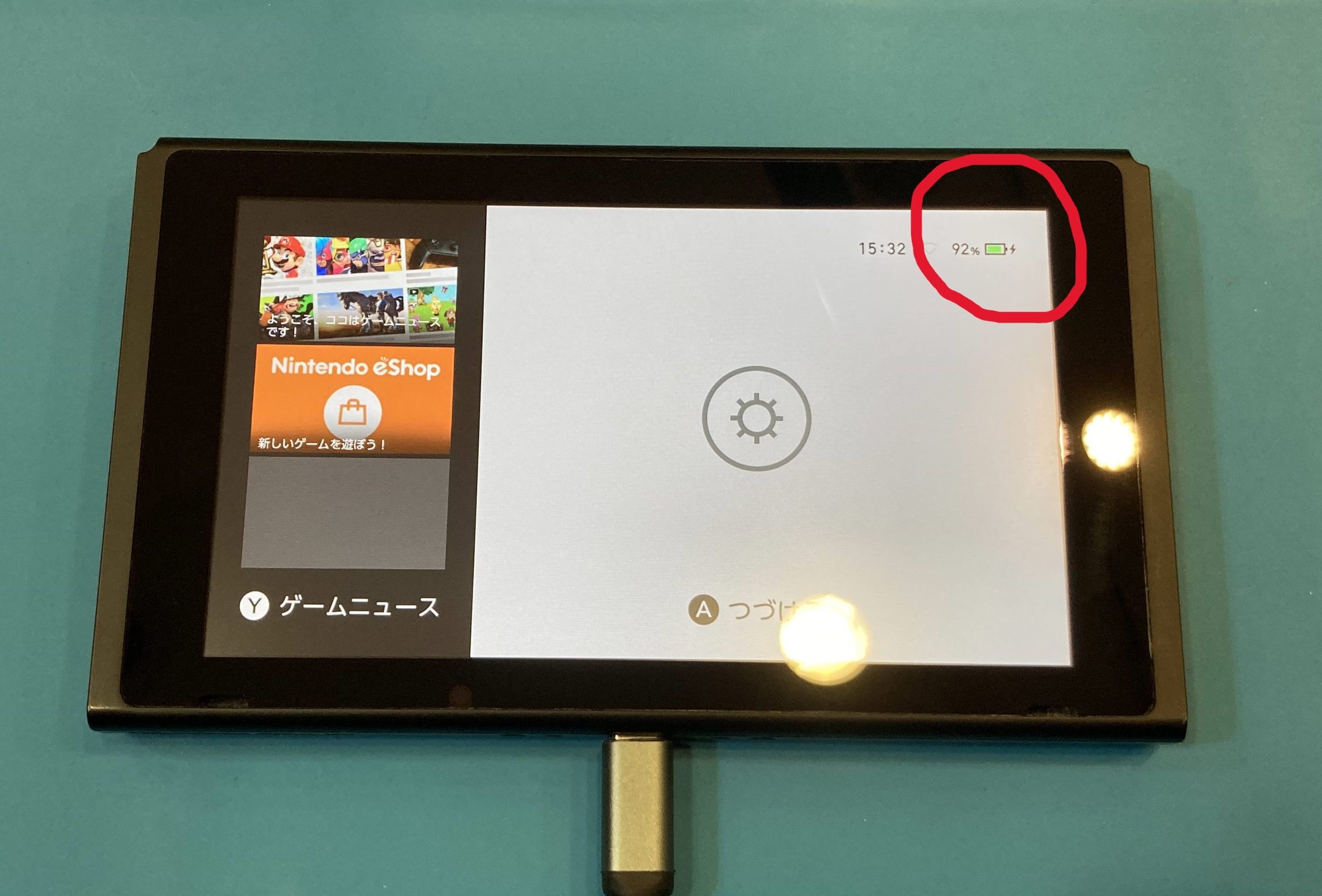 Switch 充電コネクタ修理【大崎市】