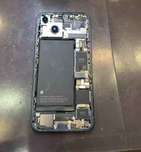 iPhone14 マナーボタン交換