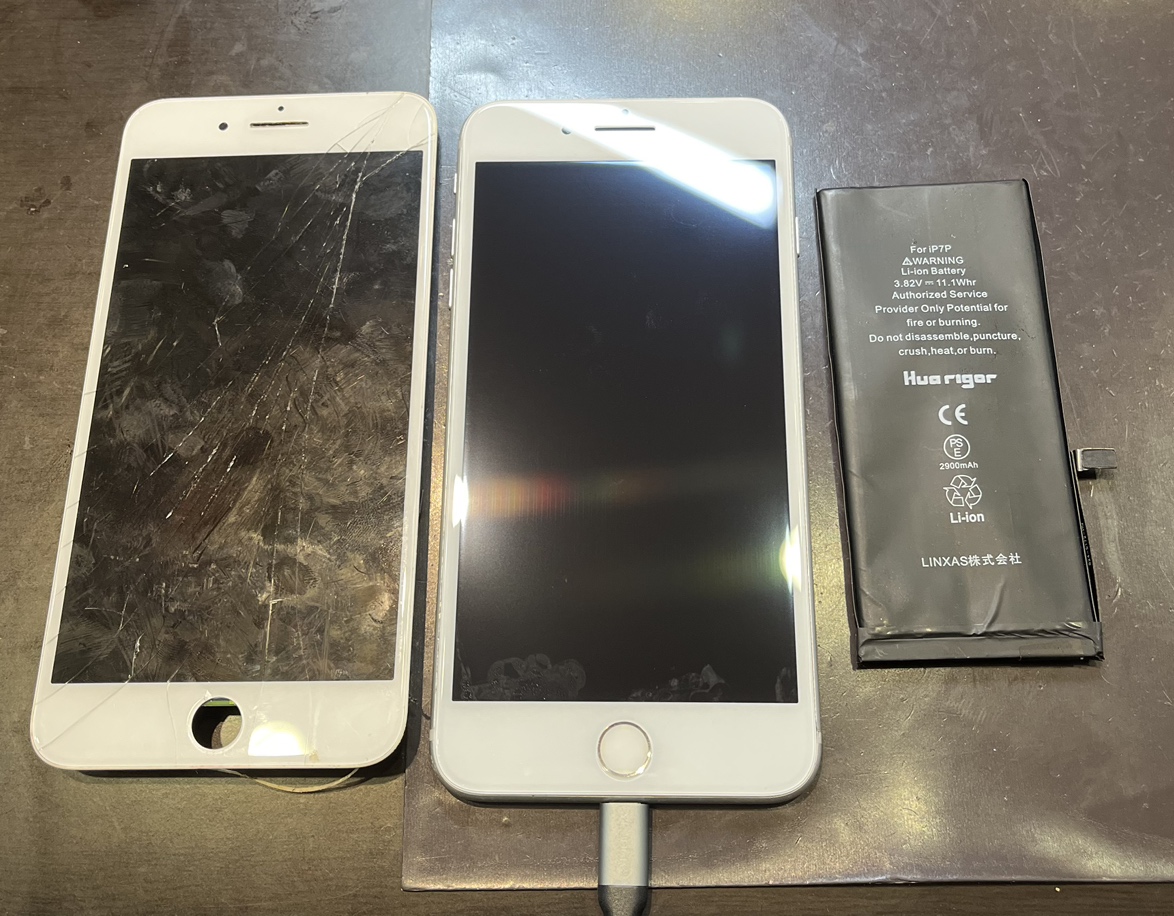 スマホ画面修理　iPhone7プラス【登米市】