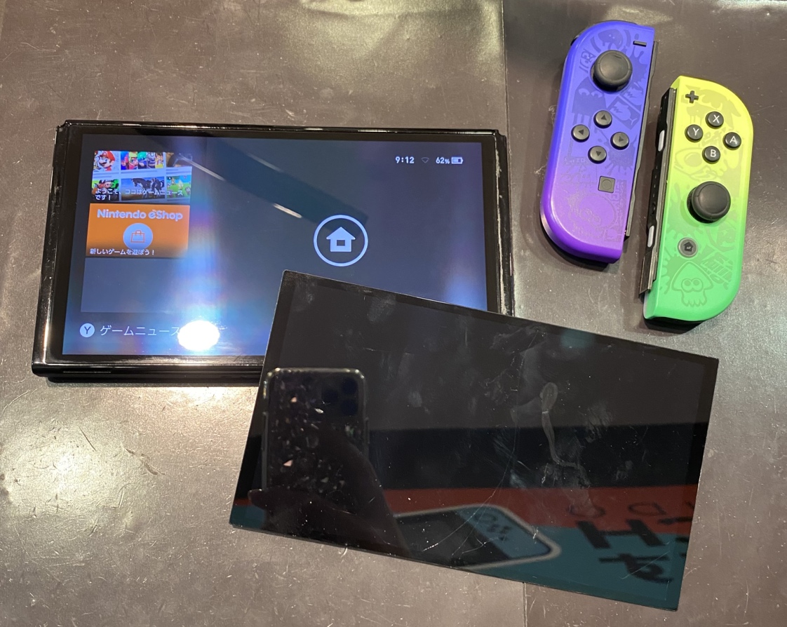 Switch有機EL液晶修理【登米市】