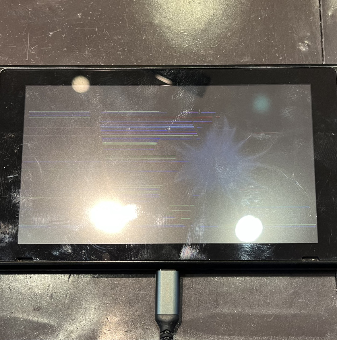 Switch修理　液晶交換【大崎市】
