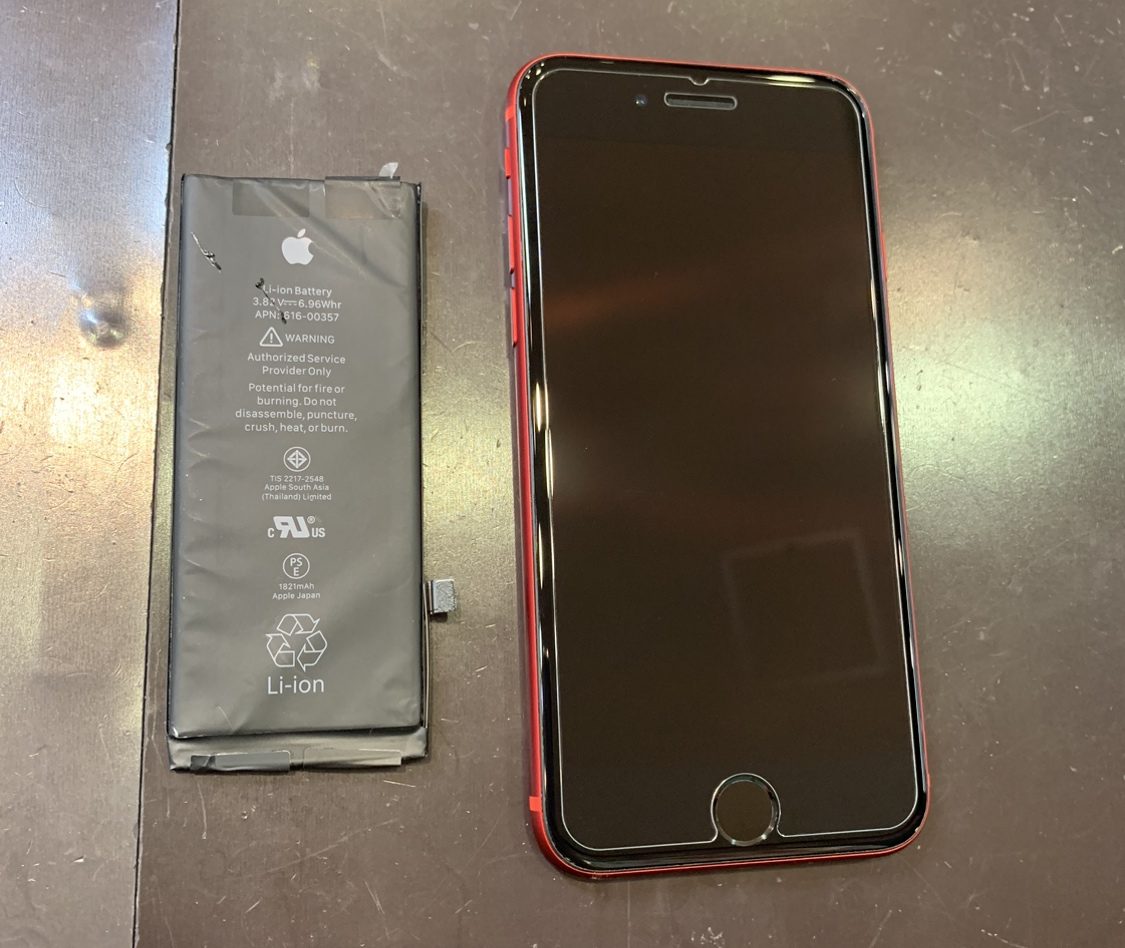 iPhone8 バッテリー交換【大崎市】
