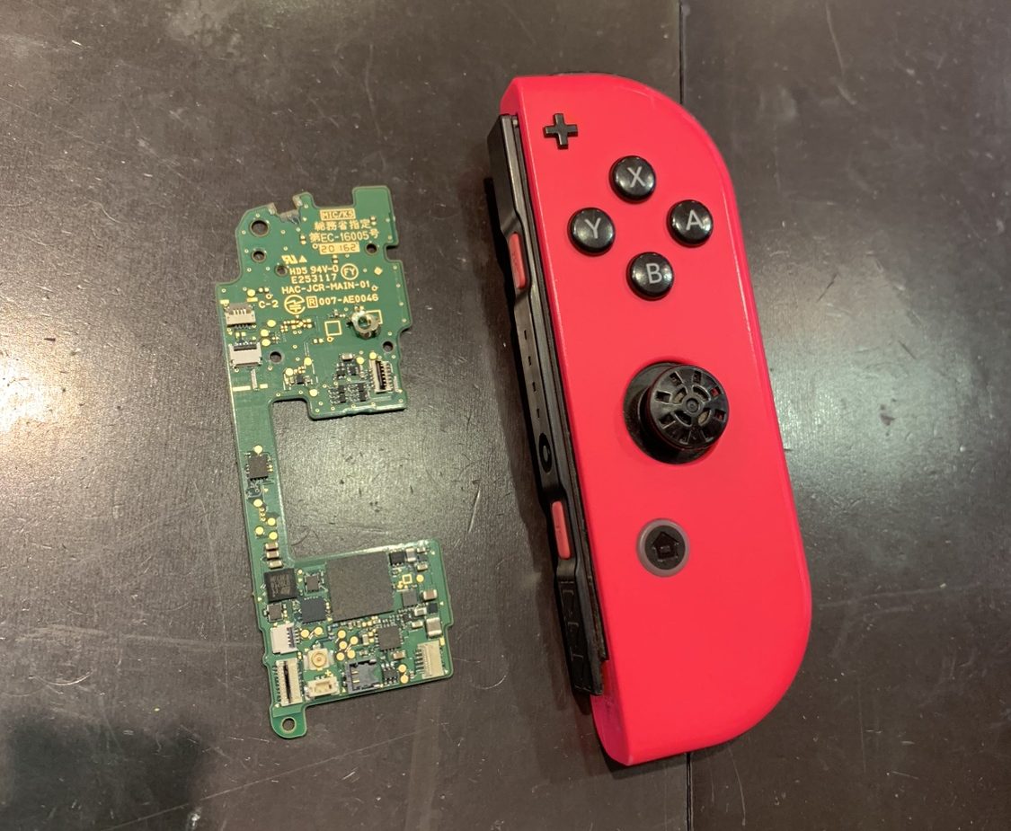 Switch ジョイコンRボタン修理【大崎市】