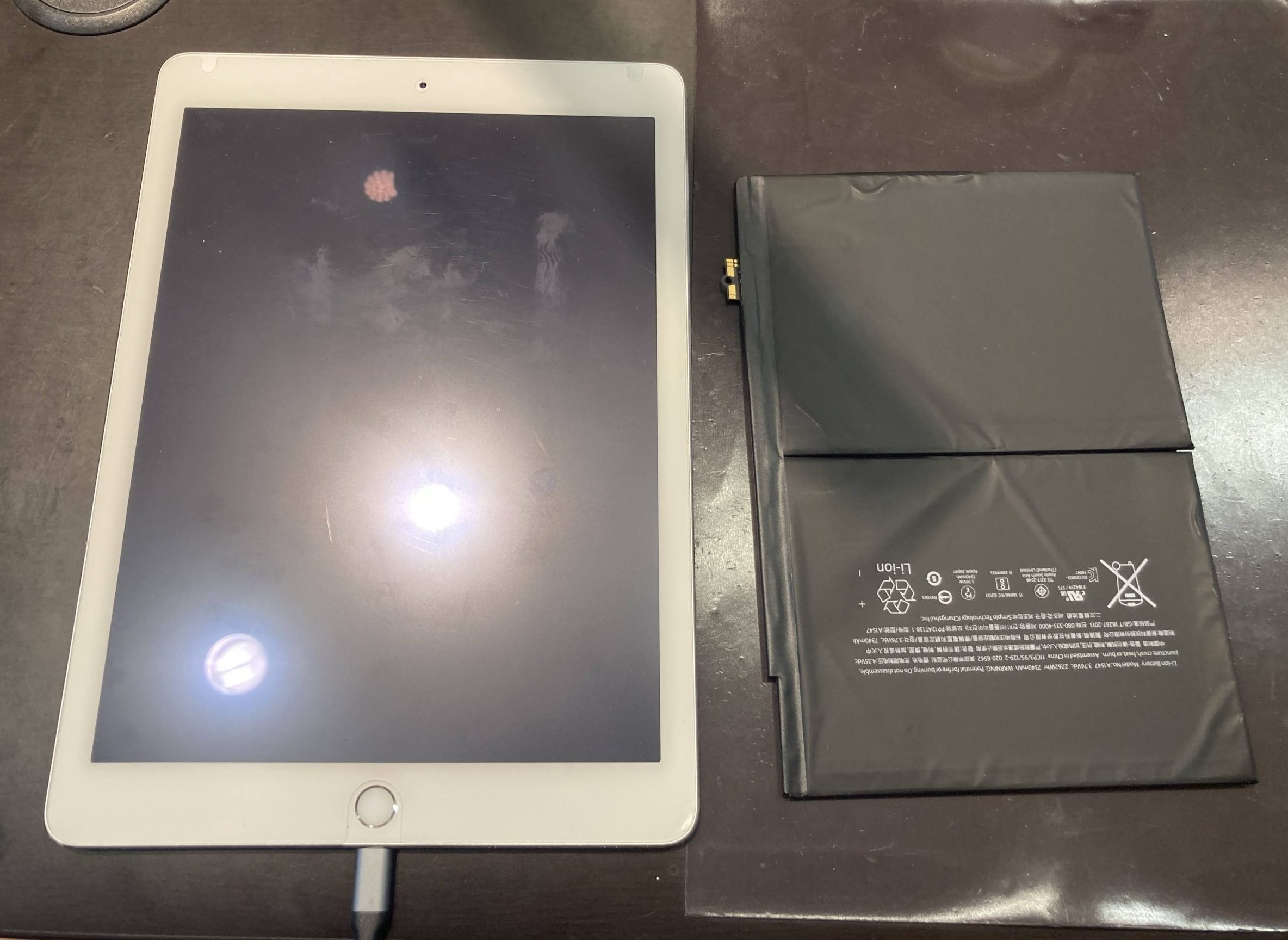 iPadAir2 バッテリー交換【東松島市】