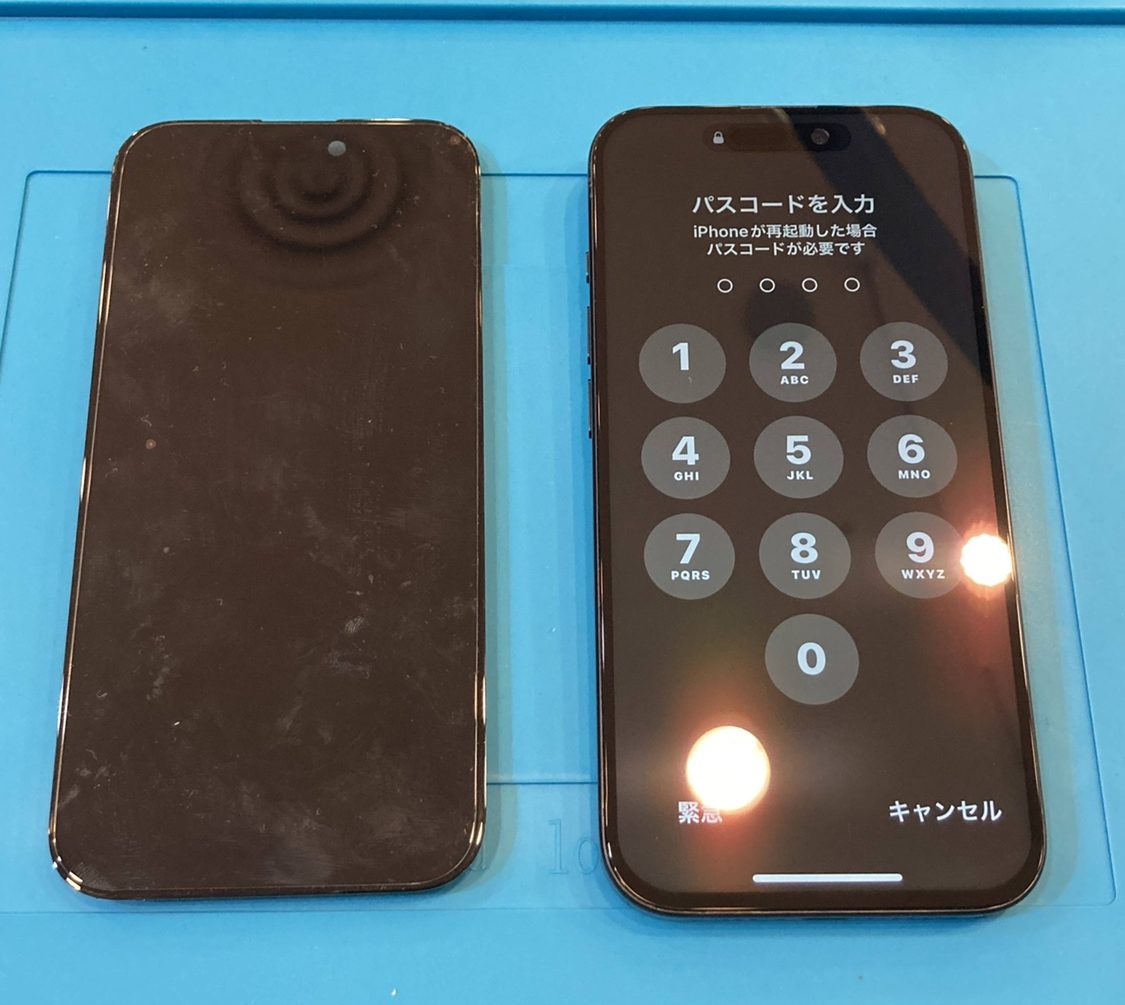 iPhone15Pro液晶破損【石巻市】