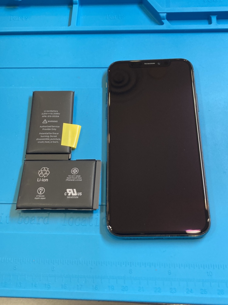 iPhoneX　バッテリー交換【大崎市】