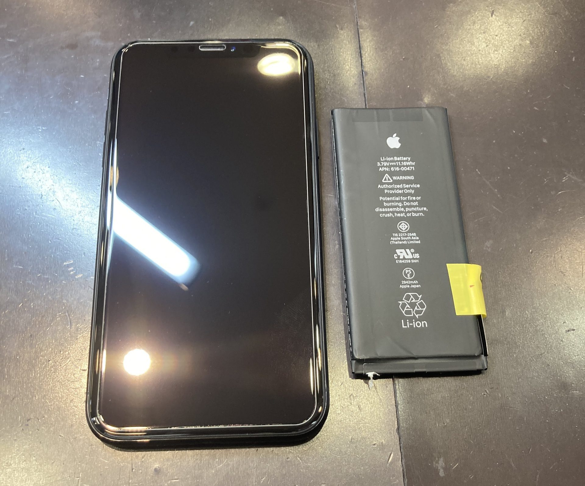 iPhoneXRバッテリー交換【大崎市】
