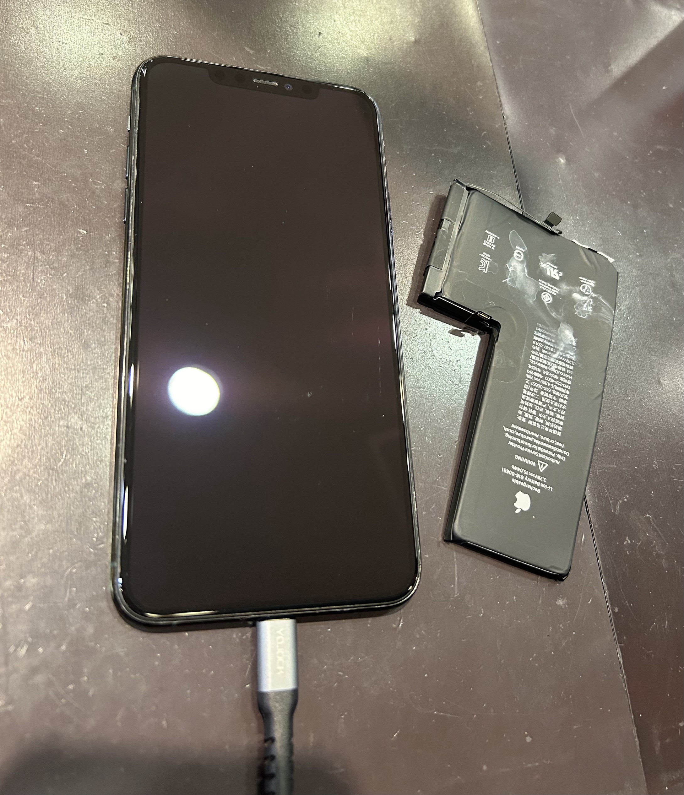 iPhoneバッテリー交換　東松島市