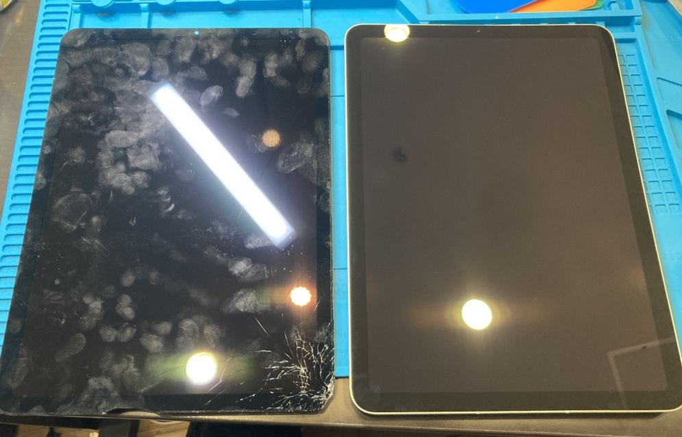 【石巻店】iPadAir4画面交換【石巻市よりご来店】